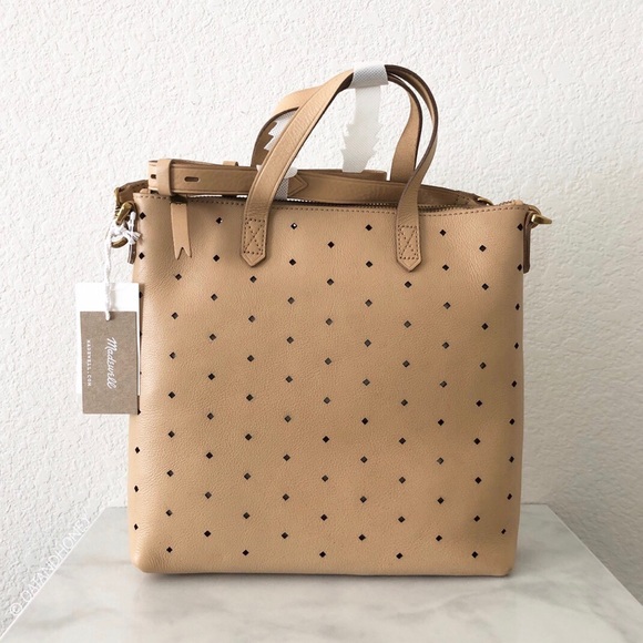 madewell perforated mini transport tote
